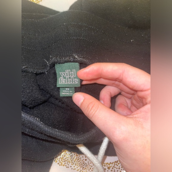 black jogger sweat pants - Picture 4 of 6